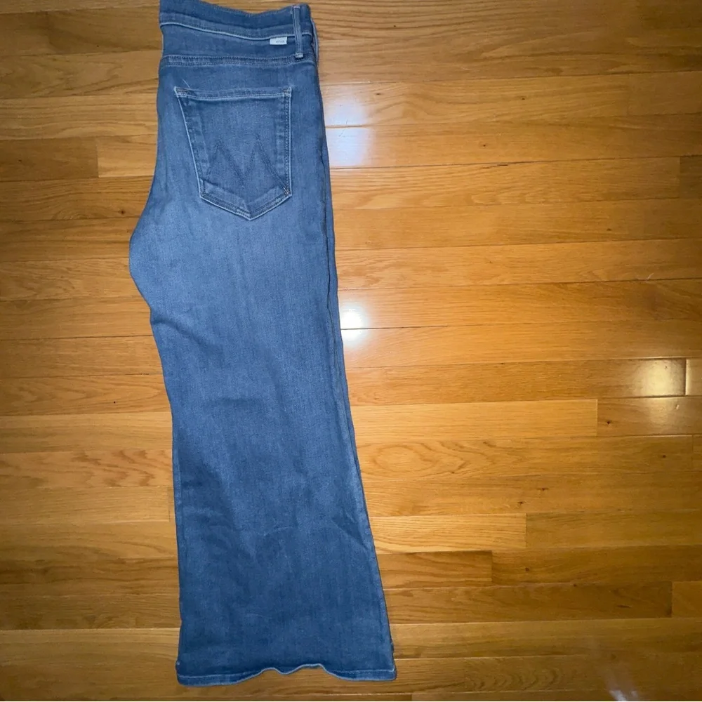 MOTHER The Twister Ankle Flare Jeans Across the Finish Line Size 32. Rise 10.5” - Picture 12 of 12
